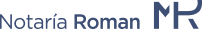Logo Notaría Román